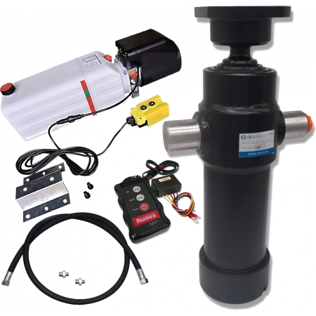 BEZPRZEWODOWY ZESTAW WYWROTU KIPRA 2,5m 700 mm 12V